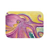 Purple Yellow Octopus Tentacles Watercolor Bath Mat 24 × 17 Home Decor