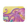 Purple Yellow Octopus Watercolor Art Bath Mat 24 × 17 Home Decor