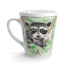 Raccoon Kit Bandit Watercolor Vintage Style Art Latte Mug 12Oz Mug