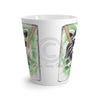 Raccoon Kit Bandit Watercolor Vintage Style Art Latte Mug Mug