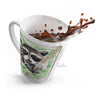 Raccoon Kit Bandit Watercolor Vintage Style Art Latte Mug Mug