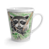 Raccoon Kit Bandit Watercolor Vintage Style Art Latte Mug Mug