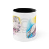 Rainbow Horse Watercolor Art Accent Coffee Mug 11Oz Black /