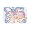 Rainbow Octopus Ink Bath Mat 24 × 17 Home Decor