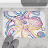 Rainbow Octopus Ink Bath Mat Home Decor
