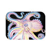 Rainbow Octopus Ink Black Bath Mat 24 × 17 Home Decor