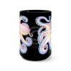 Rainbow Octopus Ink Black Mug 15Oz
