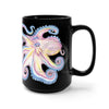 Rainbow Octopus Ink Black Mug 15Oz
