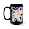 Rainbow Octopus Ink Black Mug 15Oz