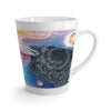 Raven Galaxy Watercolor Art Latte Mug Mug
