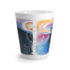 Raven Galaxy Watercolor Art Latte Mug Mug