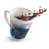 Raven Galaxy Watercolor Art Latte Mug Mug