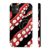 Red Black Kraken Octopus Tentacles Ink Case Mate Tough Phone Cases Iphone 11