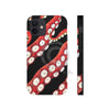 Red Black Kraken Octopus Tentacles Ink Case Mate Tough Phone Cases Iphone 12 Mini