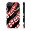 Red Black Kraken Octopus Tentacles Ink Case Mate Tough Phone Cases Iphone 7 8