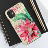 Red Cactus Vintage Music Art Case Mate Tough Phone Cases