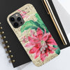 Red Cactus Vintage Music Art Case Mate Tough Phone Cases
