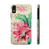 Red Cactus Vintage Music Art Case Mate Tough Phone Cases Iphone Xr
