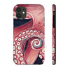 Red Dark Octopus Tentacle Watercolor Case Mate Tough Phone Cases Iphone 11