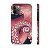Red Dark Octopus Tentacle Watercolor Case Mate Tough Phone Cases Iphone 11 Pro