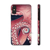 Red Dark Octopus Tentacle Watercolor Case Mate Tough Phone Cases Iphone X