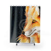 Red Fox Galaxy Stars Watercolor Shower Curtains 71 X 74 Home Decor