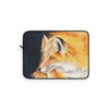 Red Fox Watercolor Ink Art Laptop Sleeve 12