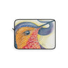 Red Hummingbird Cosmic Stars Watercolor Art Laptop Sleeve 12