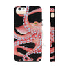 Red Octopus Black Case Mate Tough Phone Cases Iphone 5/5S/5Se