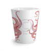 Red Octopus Dance Watercolor Art Latte Mug Mug