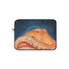 Red Octopus Galaxy Stars Night Watercolor Art Laptop Sleeve 12