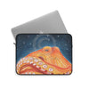 Red Octopus Galaxy Stars Night Watercolor Art Laptop Sleeve