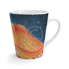 Red Octopus Galaxy Stars Night Watercolor Art Latte Mug Mug