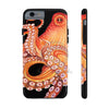 Red Octopus On Black Watercolor Case Mate Tough Phone Cases Iphone 6/6S