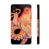 Red Octopus On Black Watercolor Case Mate Tough Phone Cases Iphone Xr