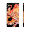 Red Octopus On Black Watercolor Case Mate Tough Phone Cases Iphone Xs Max