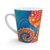 Red Octopus Pastel Art I Latte Mug Mug