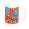 Red Octopus Pastel Art Mug 11Oz