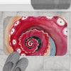 Red Octopus Tentacle Bath Mat Home Decor