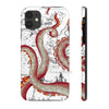 Red Octopus Tentacle Vintage Map Case Mate Tough Phone Cases Iphone 11