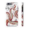 Red Octopus Tentacle Vintage Map Case Mate Tough Phone Cases Iphone 6/6S