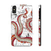 Red Octopus Tentacle Vintage Map Case Mate Tough Phone Cases Iphone Xs Max