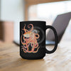 Red Octopus Tentacles Compass Black Mug 15Oz