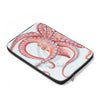 Red Octopus Tentacles Ink White Art Laptop Sleeve