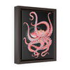 Red Octopus Vertical Framed Premium Gallery Wrap Canvas 8 × 10