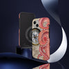 Red Octopus Vintage Beige Map Compass Art Case Mate Tough Phone Cases