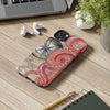 Red Octopus Vintage Beige Map Compass Art Case Mate Tough Phone Cases