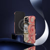 Red Octopus Vintage Beige Map Compass Art Case Mate Tough Phone Cases