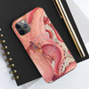 Red Octopus Vintage Beige Map Compass Art Case Mate Tough Phone Cases