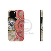 Red Octopus Vintage Beige Map Compass Art Case Mate Tough Phone Cases Iphone 13 Mini